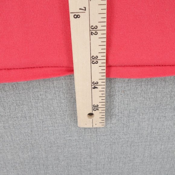 American Eagle Dress Womens Large Red Short Sleeve A-Line Midi Scoop Neck - Picture 7 of 8